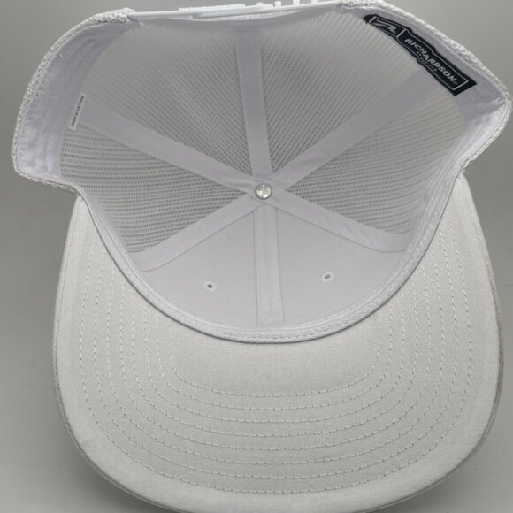 Hemponix Hat Cap Snap Back Trucker White Mesh Richardson 112 Patch Mens Logo - Picture 4 of 5